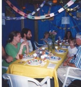 family gathering photo