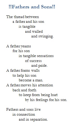 poem-fathers and sons